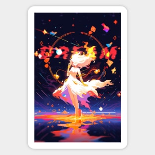 Fiery Dance Sticker